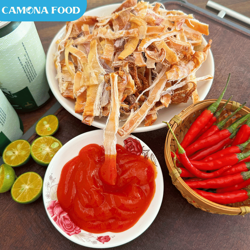 Phân biệt mực câu và mực cào - khô mực câu nướng thớ dày trắng hồng