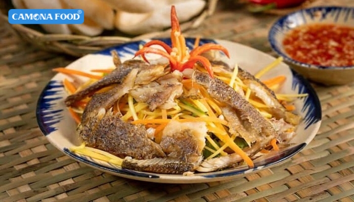 Giới thiệu về món gỏi xoài khô cá sặc