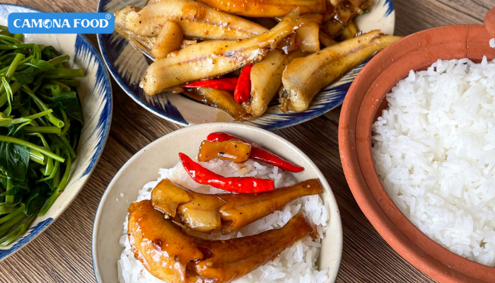 Cá bống khô rim mặn ngọt