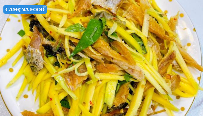 Gỏi xoài cá bống khô
