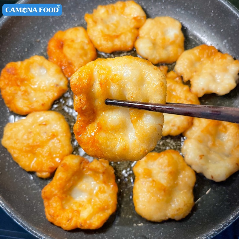 Chả mực chiên vàng giòn dùng ngay