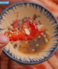 Tôm sú khô bóc vỏ chấm muối tiêu chanh - Camona Food