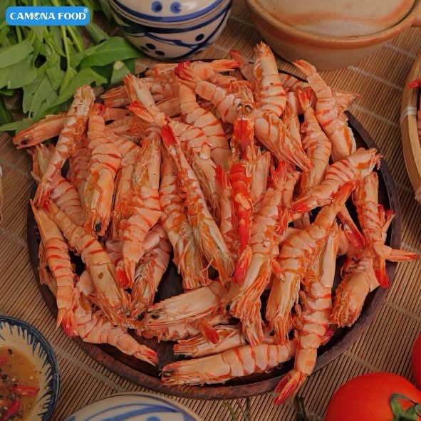 Tôm sú khô nguyên vỏ thượng hạng Camona Food