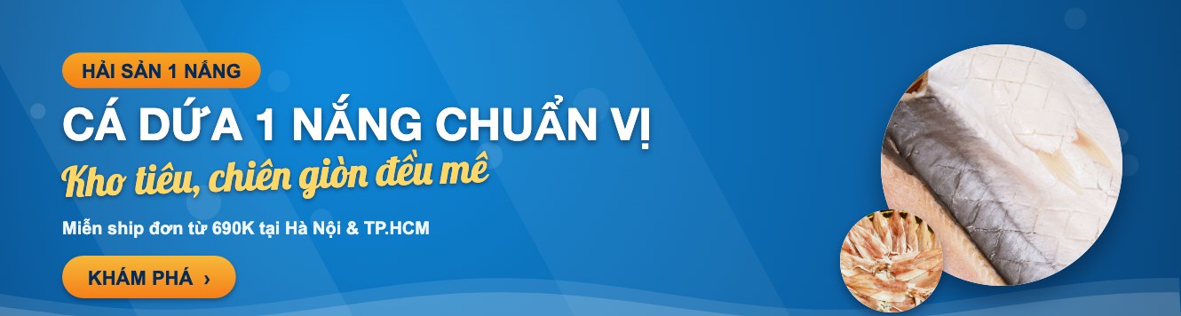 Cá dứa 1 nắng chuẩn vị – kho tiêu chiên giòn – Camona Food