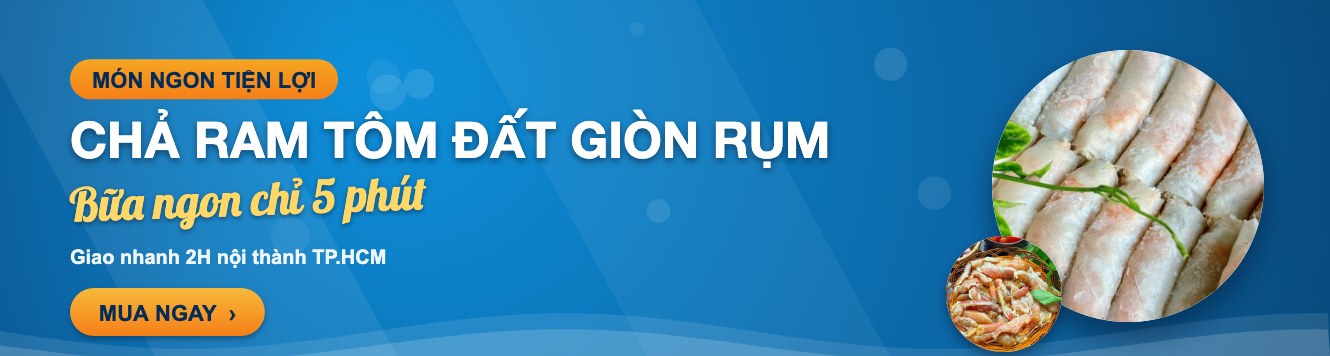 Chả ram tôm đất giòn rụm – bữa ngon chỉ 5 phút – Camona Food