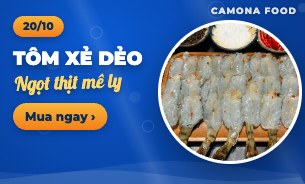 Tôm xẻ dẻo tẩm gia vị – ngọt thịt mê ly