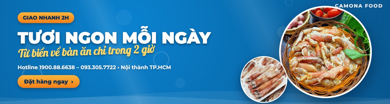 Hải sản tươi ngon mỗi ngày – giao nhanh 2H nội thành
